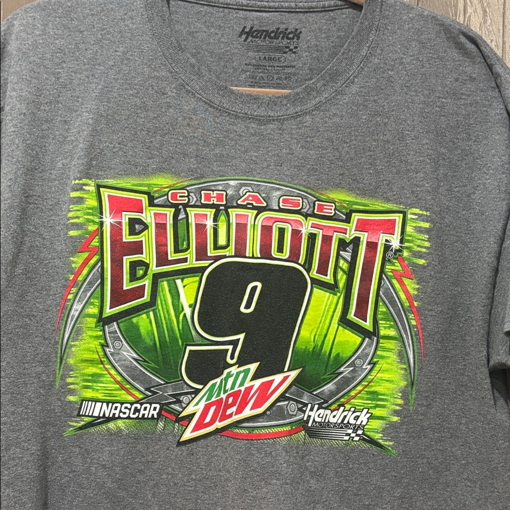 Hanes Gray NASCAR Graphic T-Shirt